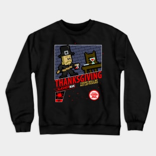 Thanksgiving retro 8-bit Crewneck Sweatshirt